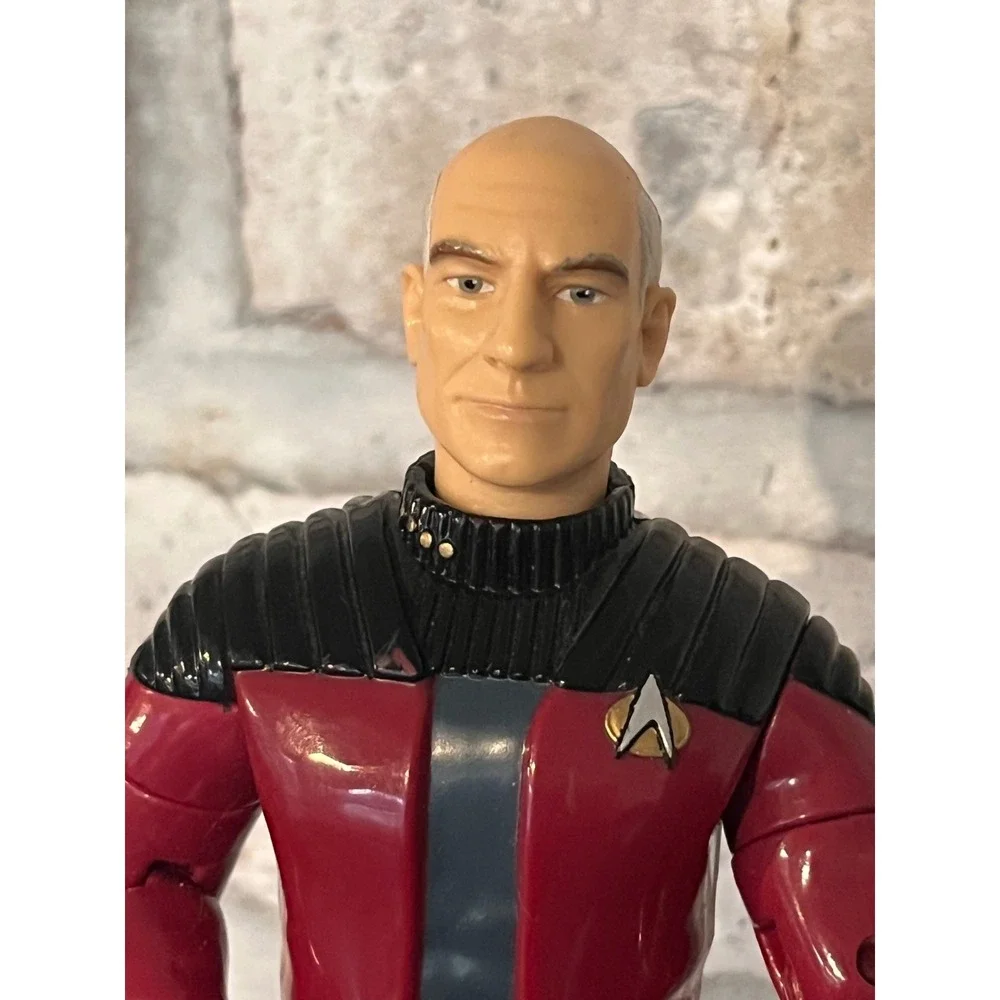 1992 Playmates Toys Star Trek Captain Jean-Luc Picard Action Figure & Data Yo-yo
